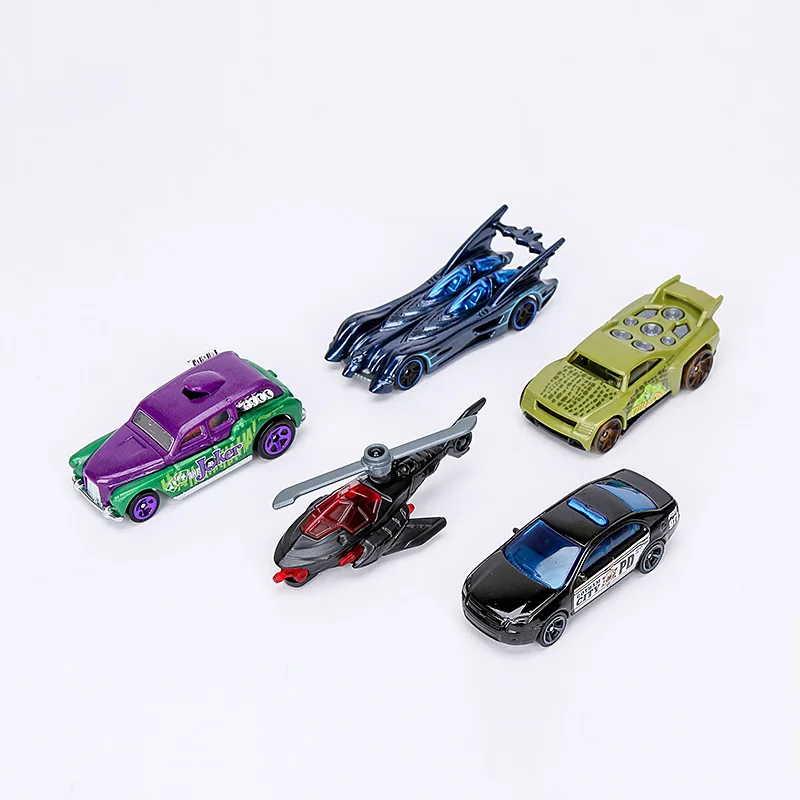 Оригинальные 5 упаковок Hotwheels автомобили Hot Wheels 1: 64 Форсаж литые под давлением автомобили из сплава спортивные автомобили Бэтмен скоростная Коллекционная модель