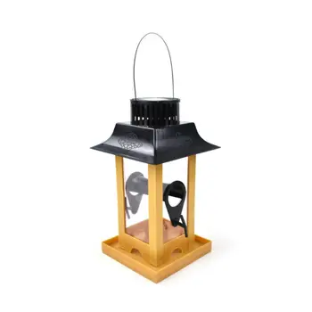 

Creative Solar Light Bird Feeder Pigeon Parrot Feeding Tool Outdoor Balcony Hanging Hook Birds Feed Storage Supplies