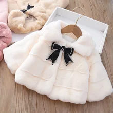Autumn Winter Baby Kids Baby Girls Clothes Rabbit Bunny Ear Hooded Coat Thickened Warm Jacket Cloak Snowsuits Children Outwear