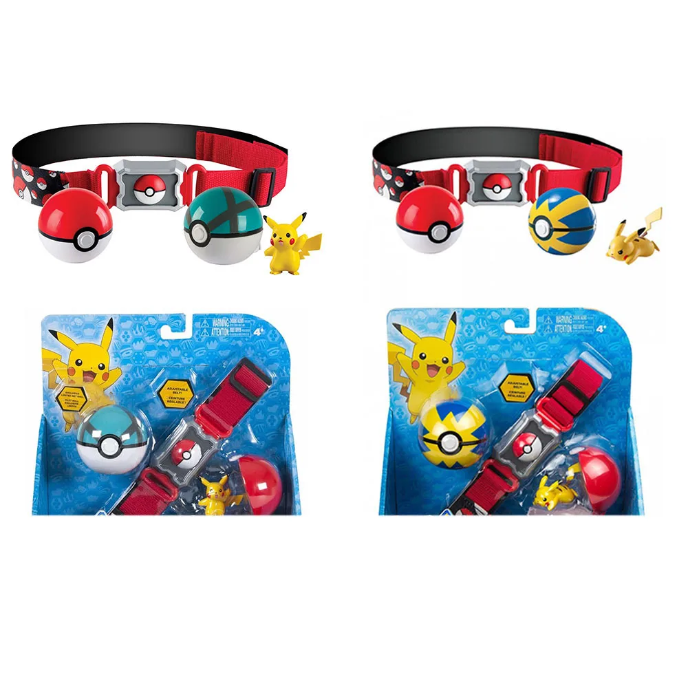 Такара томия пика 2 стиль покебол с поясом фигурку модель игрушки Выдвижной Пояс