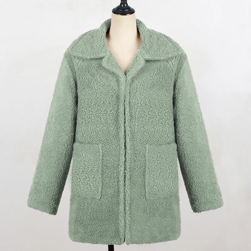 Green Sfit, женские флисовые куртки, модные, с капюшоном, с длинным рукавом, мягкие, на молнии, флисовое пальто для улицы, теплое зимнее пальто, длинная куртка - Цвет: Green