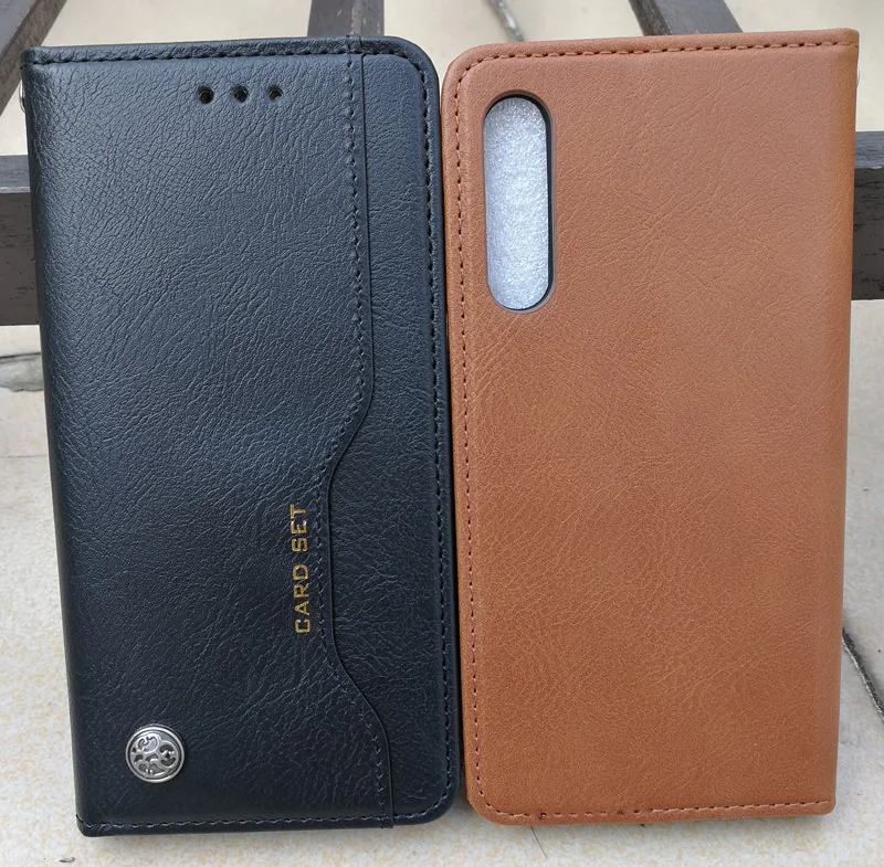 Кожаный флип-чехол с отделением для карт для Xiaomi mi A3 mi A3 CC9e CC9 бизнес Coque capinha