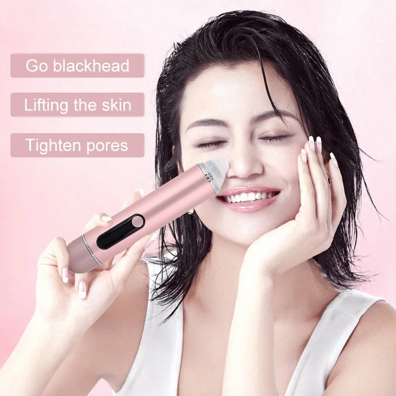 

Blackhead Beauty Apparatus Black Head Cleaner Blackhead Removal Equipment Intelligent Cleansing 2 Colors Metal Skin Care