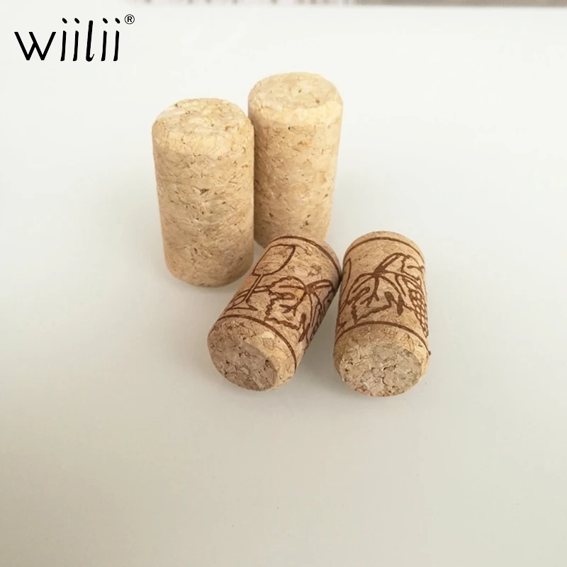 Wiilii 6 шт. дубовые винные пробки премиум прямые пробки ремесла пробки Премиум винные бутылки отлично подходят для бутилированного вина