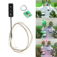 2pcs HO N Scale Model Led Light Electric Circuit Board For Train Railway Miniatures Traffic Light Signal Model 1