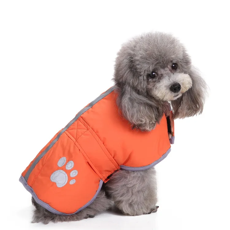 Dog Jacket Autumn Winter Reflective Dog Clothes Keep Warm Clothes Down Jacket For Dogs Winter Coat Suit Small Dog Clothes