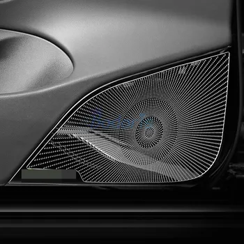 

Interior Ti Black Door Stereo Loudspeaker Speaker Audio Cover Panel Car Styling For Tesla Model 3 2017 2018 2019 Accessories