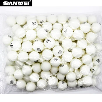 

Sanwei 100 pieces New material ABS 40+ table tennis ball seamedwhite ping pong ball for table tennis traing ball