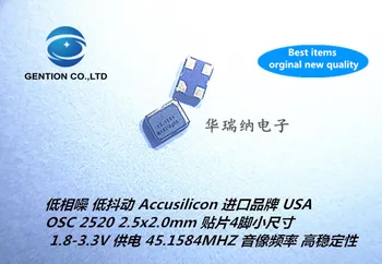 

10pcs 100% orginal new AS318 OSC 2520 2025 low jitter active crystal 45.1584M 45.1584MHZ