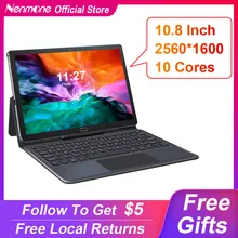 Tablette pc de jeux 2 en 1, 2021 pouces, Android 10 cœurs, MT6797, GPS, 13mp, 4G, appel, avec clavier, 10.8 complet tablette enfant
