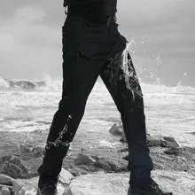 Тактические дышащие мужские военные износостойкие тренировочные брюки-карго с несколькими карманами в стиле сафари, водонепроницаемые и ветрозащитные