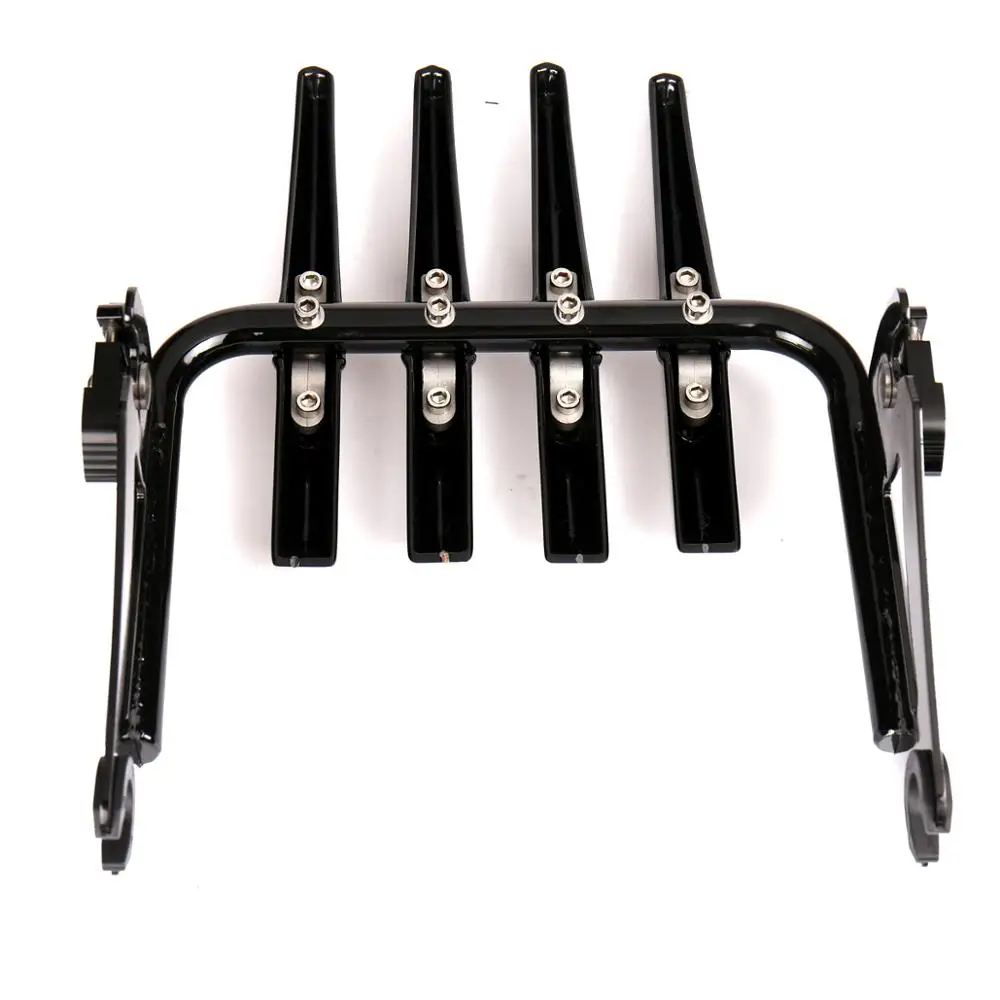 Gloss Black Stealth Luggage Rack For Harley Touring Street Glide Road King Road Glide FLHX FLHR FLTR 2009-2020