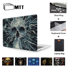 MTT чехол для Apple Macbook Pro 13 15 retina Air 11 13 дюймов Сенсорная панель Череп чехол для ноутбука mac book 12 защитный чехол