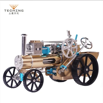 

DIY Assembling Full Metal Division Electric Steam Car Model Model Metal Assembled Toys Creative Gifts Collectibles