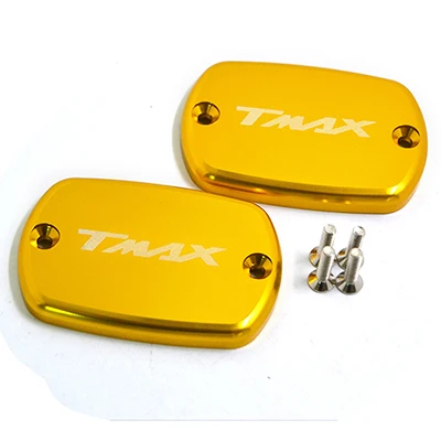 Золотой Для Yamaha TMAX 500 2008-2011 TMAX 530 2012 2013 мотоцикл Tmax бачок для тормозной жидкости, топлива бак Кепки крышка - Цвет: Золотой
