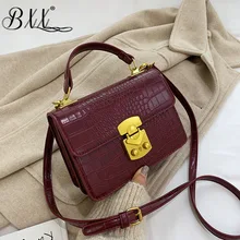 BXX Sac/ модные осенне-зимние роскошные женские сумки дизайнерские ретро сумки через плечо с крокодиловым узором 19K-a12