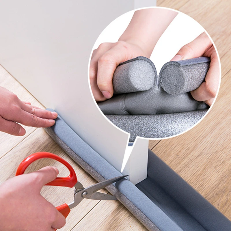 Door Bottom Seal Strip Stopper Home Studio Window Soundproofing Acoustic Panel Tape Band Weatherstrip Bedroom Accessories | Обустройство