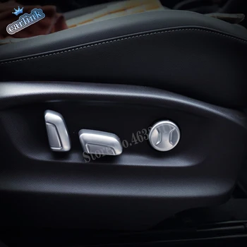 

For T-Roc TROC 2017 2018 ABS Matte Interior Car sticker Seat adjustment Switch Cover Trim accessories car styling 6pcs