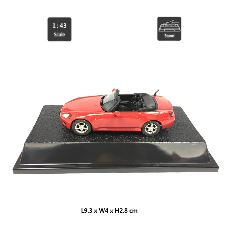 Модель HOMMAT 1/43 Honda S2000 Спортивная модель автомобиля трансформер Коллекционная из