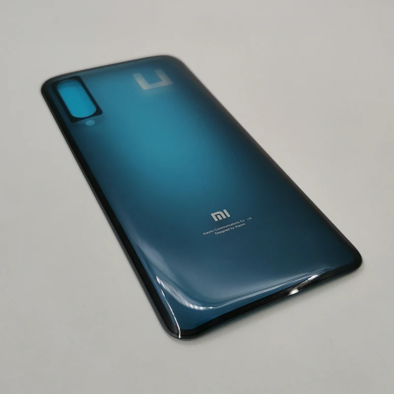 Xiaomi mi 9 mi 9 чехол для задней крышки батареи Чехол для задней стеклянной двери чехол для замены для Xiaomi mi 9 mi 9 чехол для телефона+ наклейка