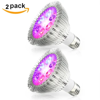

Led Grow Light Bulb, 21W Full Spectrum Grow Lights E27 Grow Plant Light for Hydroponics Greenhouse Organic, Lights for Aquarium