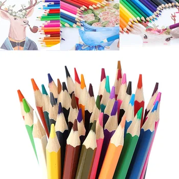 

36 Colors Safe Non-toxic Lead Water Soluble Colored Pencil Watercolor Pencil Set For Write Drawing Art Supplies Pink