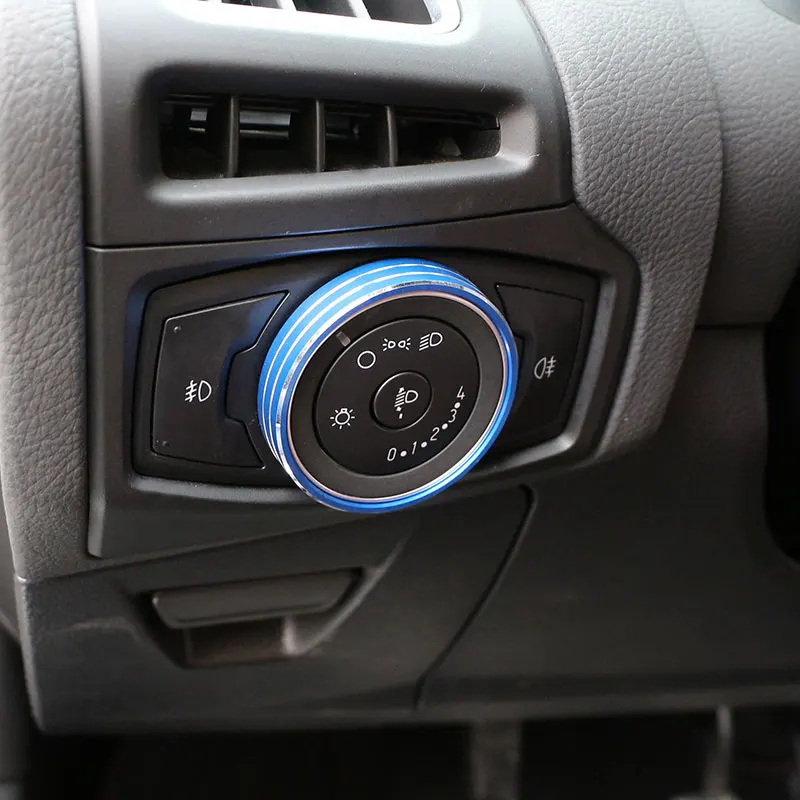 Daefar автомобиль стайлинг фары переключатели Декоративные Чехлы отделка интерьера наклейки для Ford Focus 3 4 Kuga Escape 2012