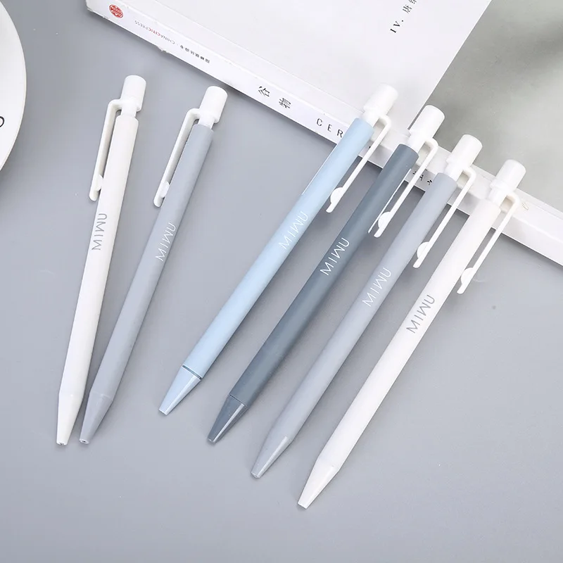 

4 pcs/lot 0.5mm Simple Color Drawing Writing Mechanical Pencil Automatic Pen For Kid School Office Supply Escolar Papelaria