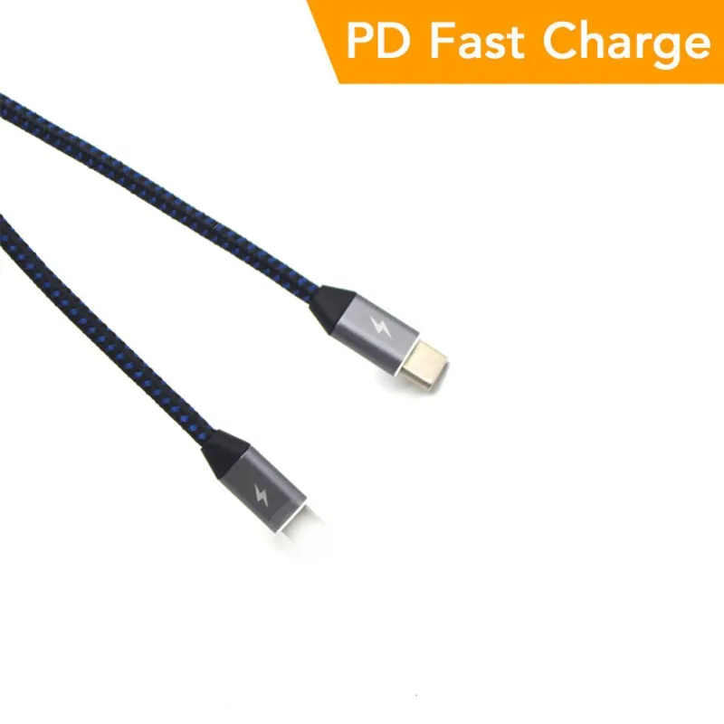 USB-C Зарядное устройство кабель Быстрая зарядка PD Мощность кабеля для передачи данных для IPhone X/8/8 Plus, IPad и IPod