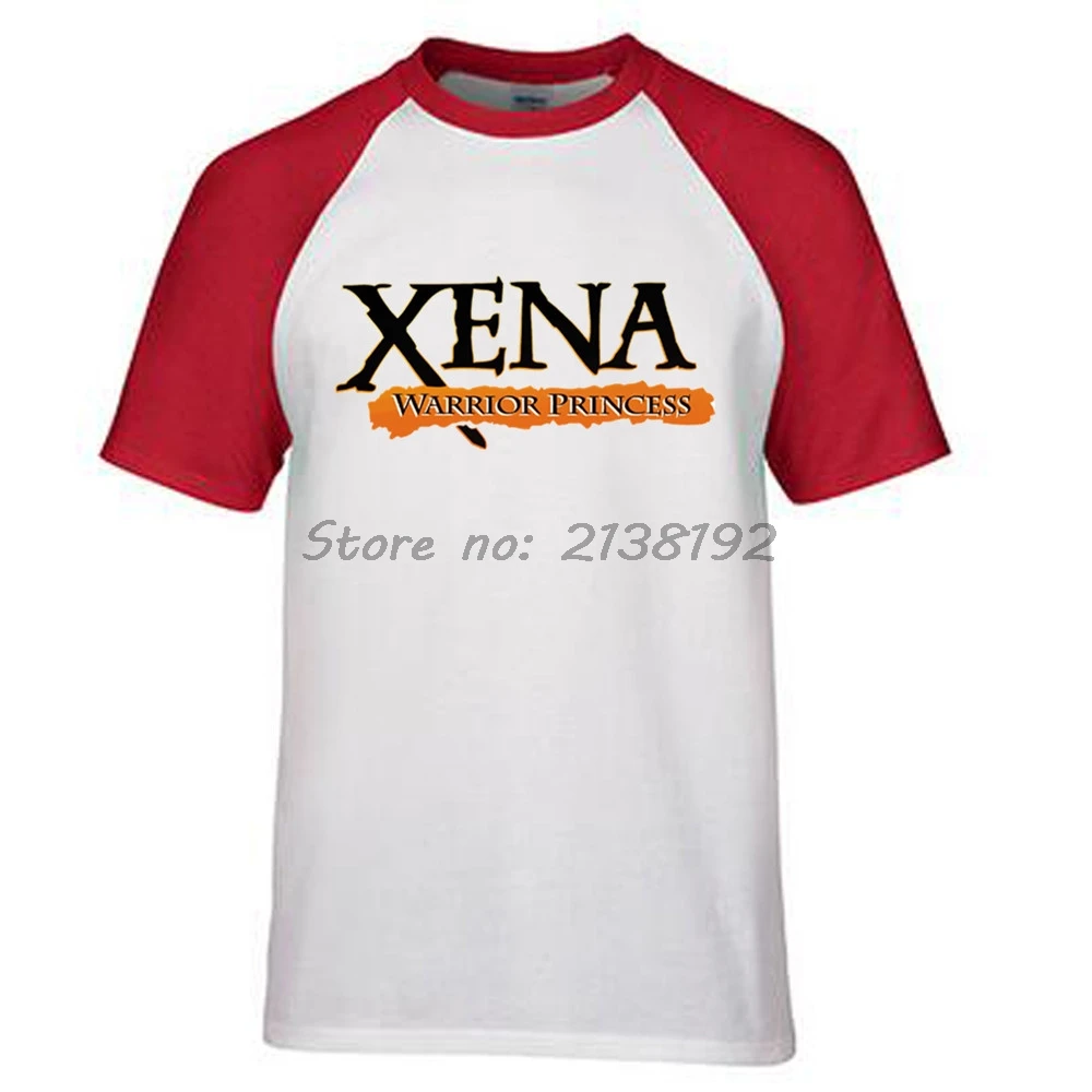 Xena Warrior Princess tv Show, Лицензированная Мужская футболка с логотипом, Футболка реглан для взрослых, брендовая Летняя мужская футболка, подарок - Цвет: same as picture