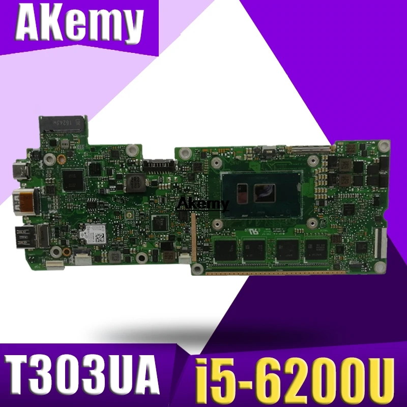 T303UA материнская плата i5-6200U для трансформатора 3 Pro ASUS T303U T303UA Материнская плата ноутбука T303UA материнская плата(обмен