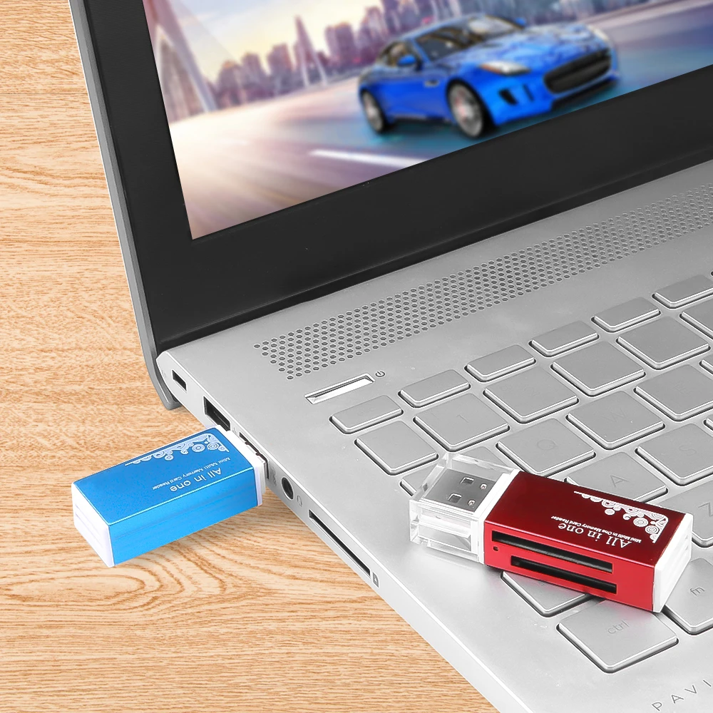 USB адаптер USB 2,0 все в 1 мульти карта памяти ридер адаптер для Micro SD SDHC TF M2 MMC
