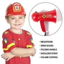 Детская игрушка для ролевых игр, полицейский мегафон, полицейский игровой набор, Игрушки Пожарный МегаФон