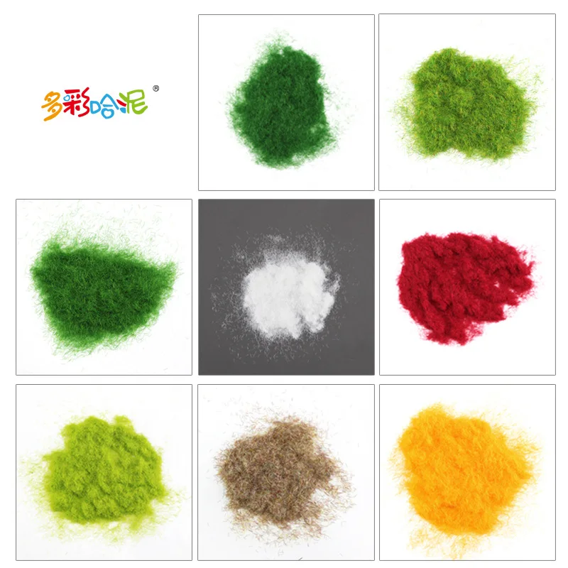 

DIY Architecture Sand Table Landscape Model Material Terrain Turf Turfgrass Velvet Nylon Grass Powder Outdoor Powder