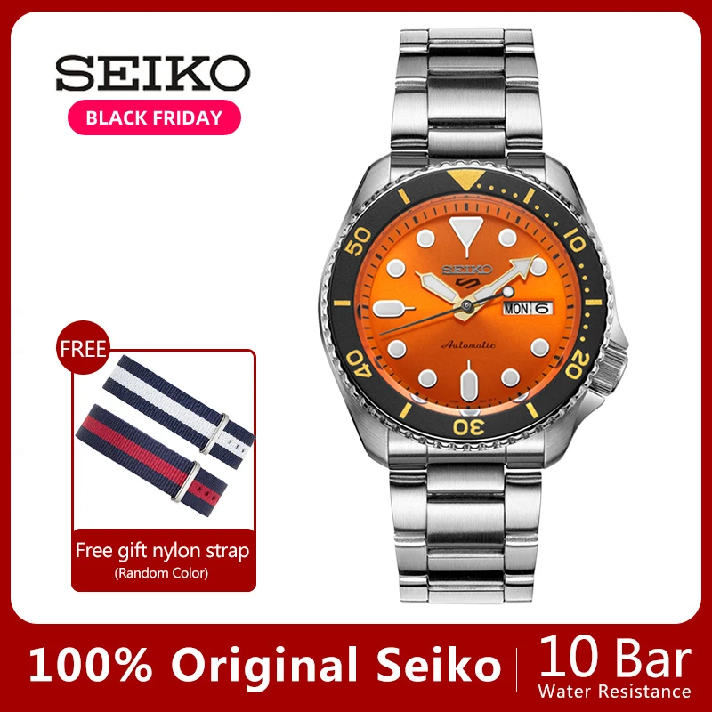 Оригинальные официальные новые SEIKO часы автоматические механические ныряльщик водонепроницаемые светящиеся Men'sWatch Азия