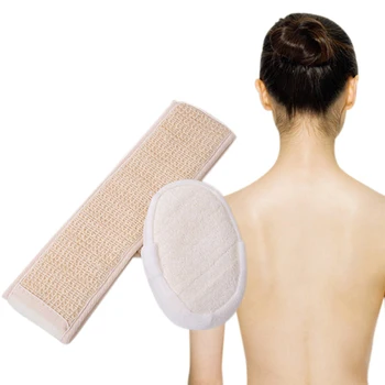 

Men Women Bath Towel Soft Back Scrubber Exfoliating Loofah Massage for Shower Body Cleaning bath sponge shower brush
