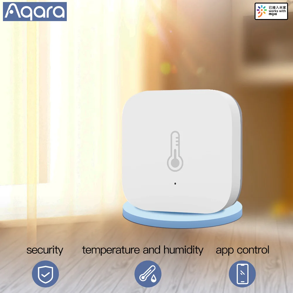 Термостат Aqara wifi датчик температуры давления воздуха и влажности zigbee Умный