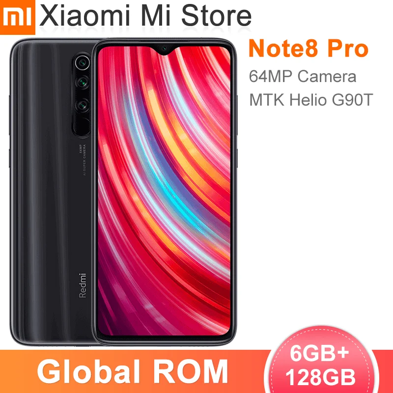 Смартфон Xiaomi Redmi Note 8 Pro глобальная прошивка 6 ГБ ОЗУ 128 Гб ПЗУ Процессор MTK Helio G90T