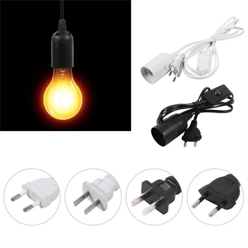 1 8m Plug In Hanging Pendant Light Bulb Socket Cord With Switch Hanging Pendant Light Bulb Socket Cord