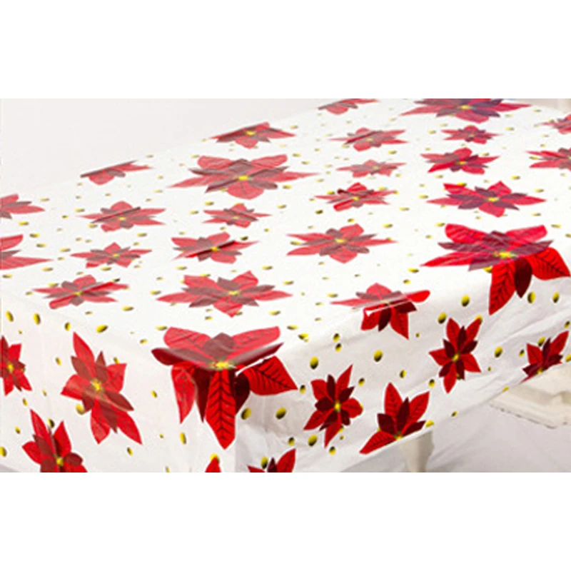 Современный декоративный стол с рождественским принтом пвх скатерть домашняя
