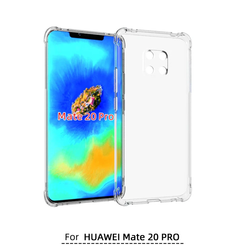 USTIYA чехол для huawei mate 20 Pro ударопрочный прозрачный ТПУ ультратонкий силиконовый pro
