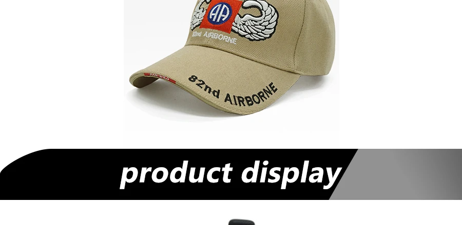 KUNBKANG Новое поступление Airbone армейская шапка тактическая Мужская бейсболка Snapback Gorras Hombre Регулируемый Дальнобойщик шапка s Casquette Homme