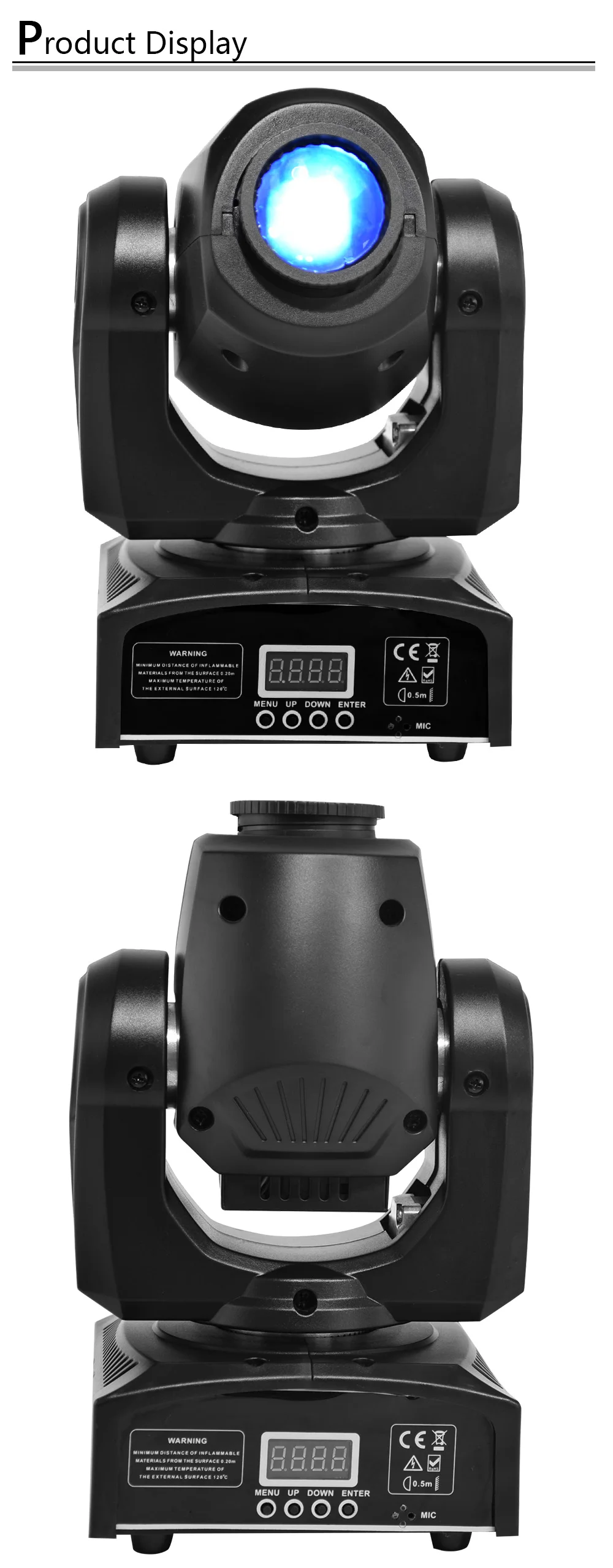 Кейс с 4 шт./лот LED inno карман Spot мини-перемещение головы свет 30 Вт DMX DJ 8gobos эффект сцены
