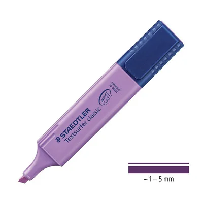 6 purple 1 шт. Staedtler хайлайтер косой маркер ручка дети граффити пуля журнал маркер ручка для записей школьные принадлежности - Цвет: 6 purple