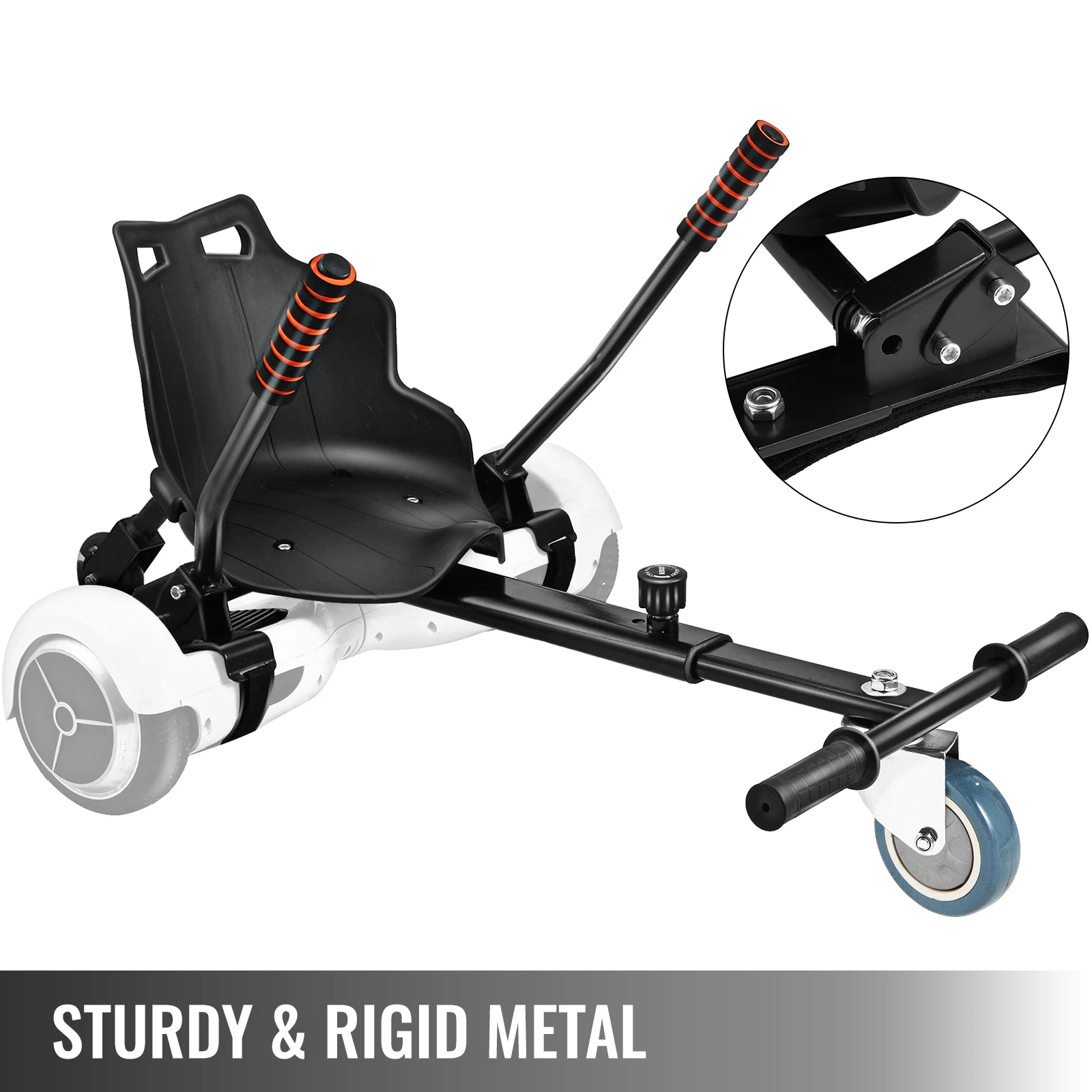 VEVOR Hoverboard Seat Attachment 220 LBS Max Load Capacity With Durable Swivel Caster Anti Slip Flag Stick Adjustable Frame Seat AliExpress 34