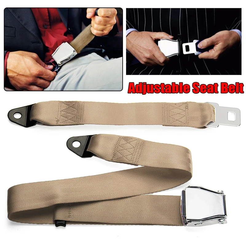 

Adjustable Airplane Seat Safe Belts Plane Seatbelt Extenders Aerospace/Seat Part Metal Bukcle Polyester Tape Seat Belt Extenders