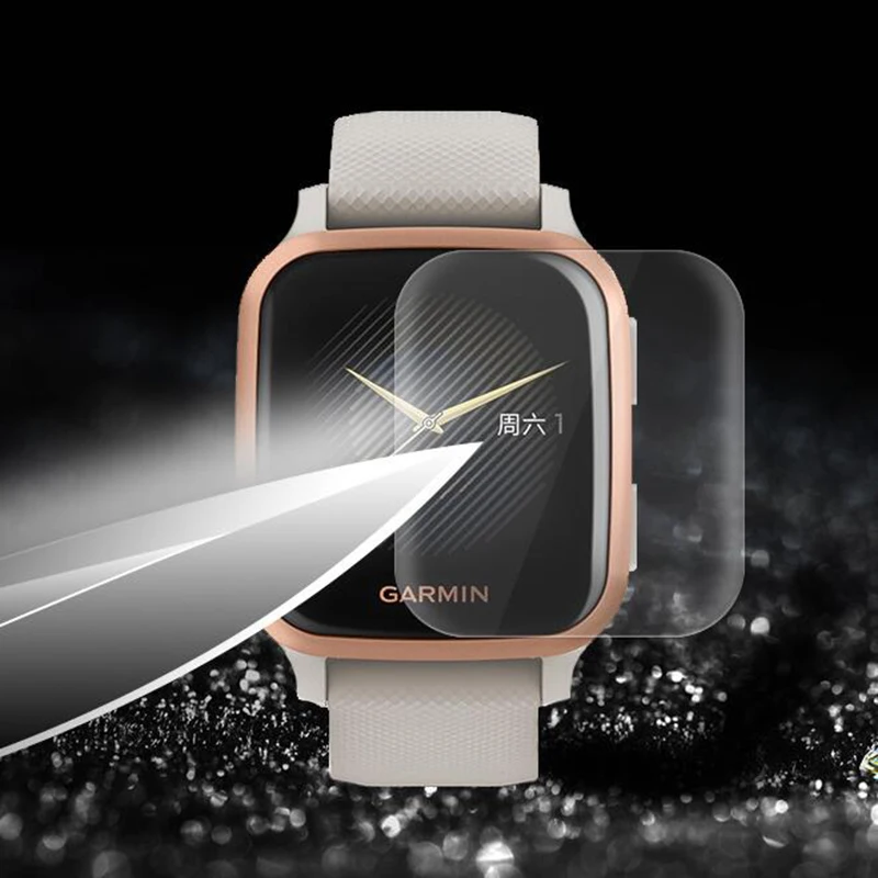 Soft TPU Clear Protective Film Smartwatch LCD Guard Garmin Venu SQ Music Sport 5pcs