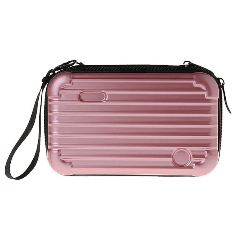 mini suitcase cosmetic bag