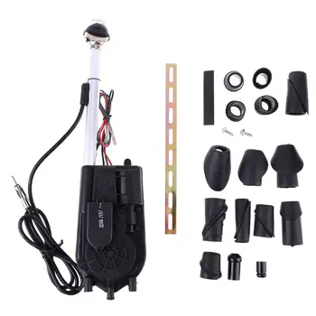 

12V Universal Waterproof Car Auto AM FM Radio SUV Electric Power Adjustable Cable Length Automatic Antenna Aerial