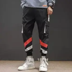 5 Модные брюки-карго мужские уличные стильные хлопковые Jogger японские штаны мужские повседневные приталенные спортивные брюки мужские забавные уличные брюки - Цвет: 5